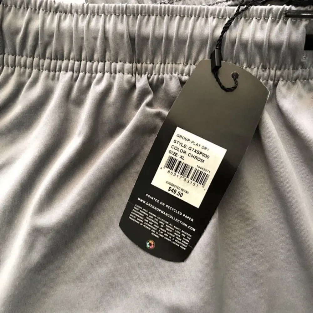 NEW Greg Norman Performance Luxury Style Elastic Waistband Pockets Pull On XL